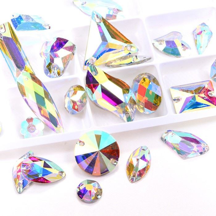 resin sew on stone